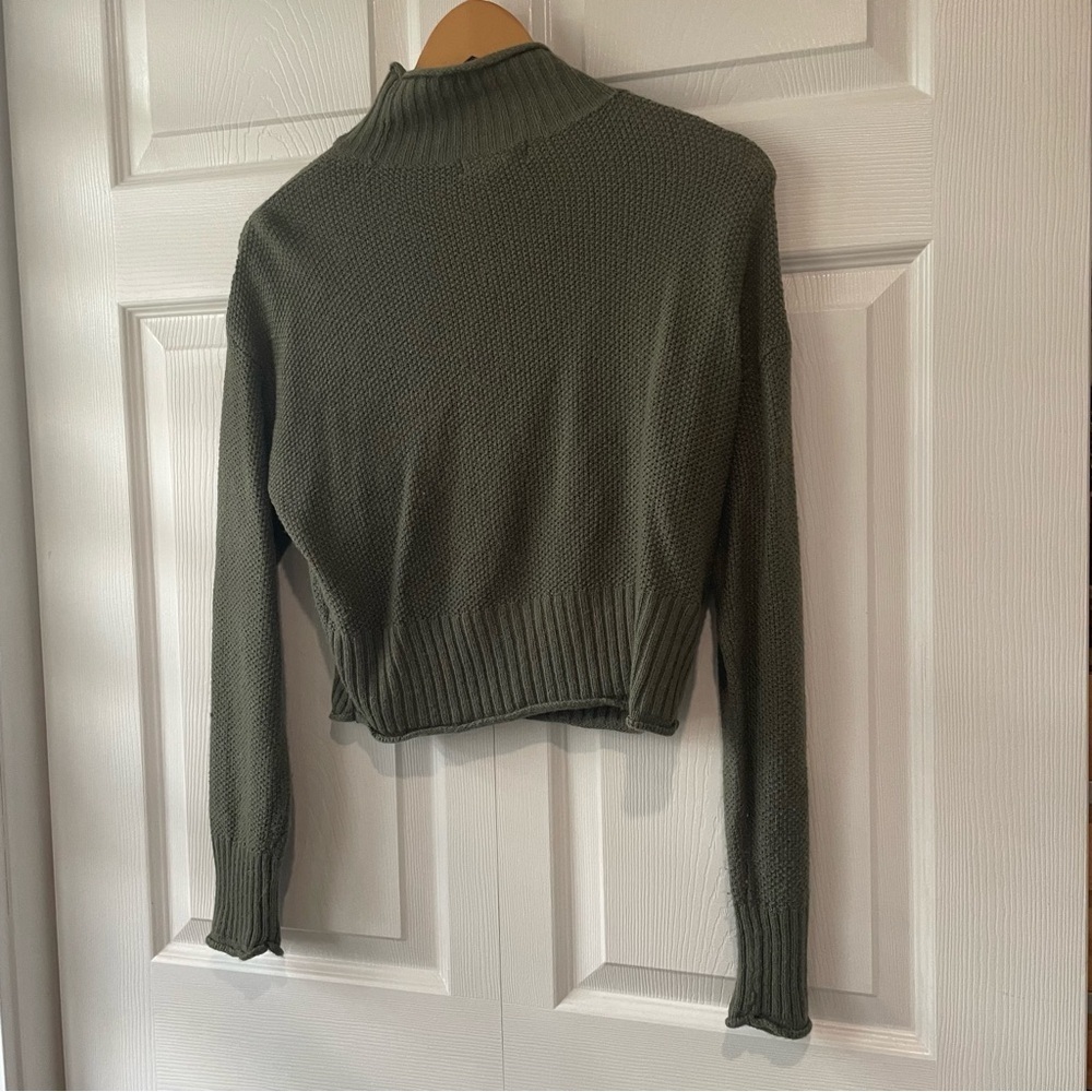 Streetwear Society Forest Green Turtleneck Sweater small - Picture 4 of 6